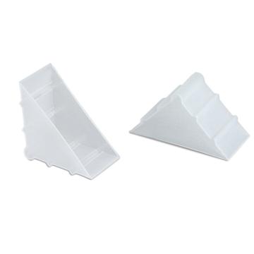 安赛瑞 三角形塑料护角包角，23571 白色，尺寸：50×50×22mm 售卖规格：200个/包