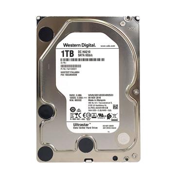 西部数据/WD 企业级硬盘，HUS722T1TALA604 DC HA210 SATA 1TB 7200转 128MB硬盘 售卖规格：1台