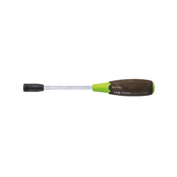 威威/VESSEL 木粉套筒防滑螺丝刀，4907587 075208 8*125mm 售卖规格：1把