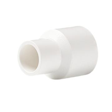 联塑 管大小直通PVC电工套管配件白色，φ20×16 售卖规格：1只