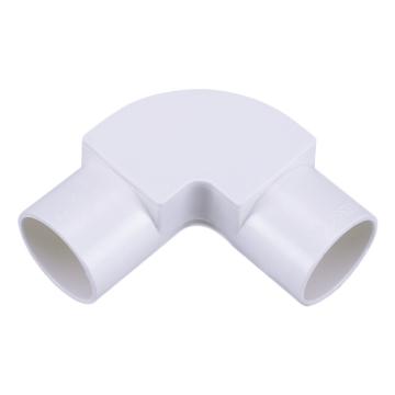 联塑 管有盖弯头PVC电工套管配件白色，φ32 售卖规格：1只