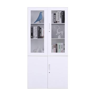哈德威 大器械文件柜，HFCA0020 办公柜拆装窄边柜 纯白色加厚款 900*400*1850mm 售卖规格：1台