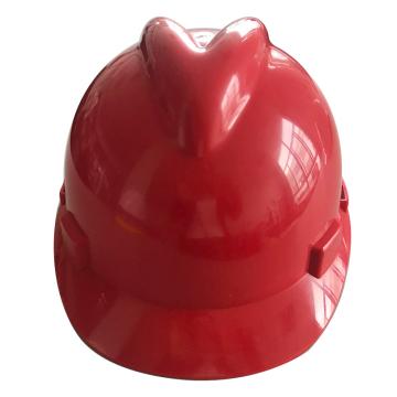禄华 ABS V型安全帽，圆形帽舌，红色，WX-V2，华电定制（同系列30顶起印）