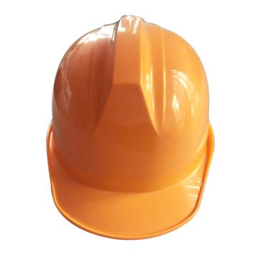 禄华 ABS 单筋台阶形安全帽，橙色，WX-A ，华电定制（同系列30顶起印）
