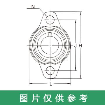 旭精工ASAHI 带座轴承，UFL002