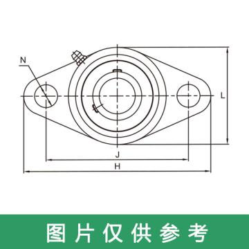 旭精工/ASAHI 带座轴承，MUCFL207V,Y 售卖规格：1个