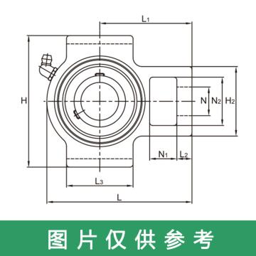 旭精工/ASAHI 带座轴承，MUCT208V,Y 售卖规格：1个