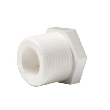 联塑 外螺纹堵头(PVC-U给水配件)，dn1-1/4＂ 白色 售卖规格：1只