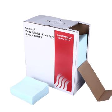 胜特龙 擦拭布，HD-1 30×35cm 青绿色 300片/盒 售卖规格：4盒/箱