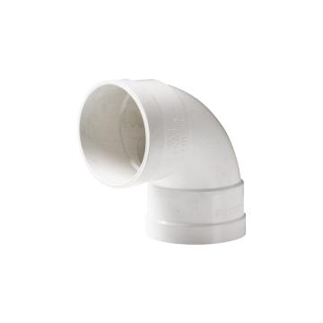 联塑 90°直角弯头PVC-U排水配件，dn50 白色 售卖规格：1只