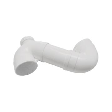 联塑 S型存水弯，dn75 (带检查口)PVC-U排水配件白色 售卖规格：20只/包