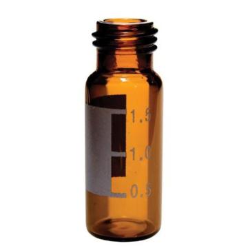赛默飞世尔 SureStop 9 mm 2 mL宽口螺口样品瓶， 棕色带标签（已停产售完即止），C5000-2W 售卖规格：100个/包