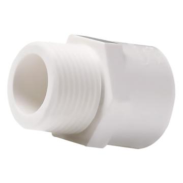 联塑 直接，外丝头(PVC-U给水配件)白色 dn63XR2＂ 售卖规格：210只/包