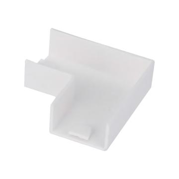 联塑 槽角弯PVC线槽配件，20×10 白色 售卖规格：1只