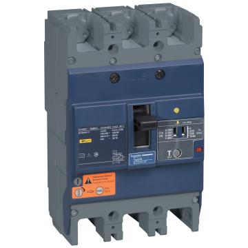 施耐德电气 塑壳断路器，EZD160E3080ELN 固定式带漏电保护3极 售卖规格：1个