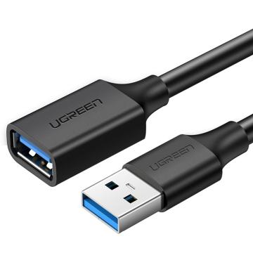 绿联数据线，USB3.0延长线 US129（40656）1.5m 黑色