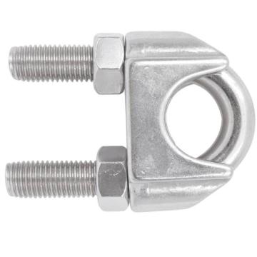 钢丝绳夹 GB/T5976-5夹座材质:不锈钢，钢丝绳卡扣Φ5