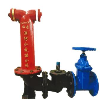 消火栓水泵接合器，SQS100-1.6，带安全阀和止回阀