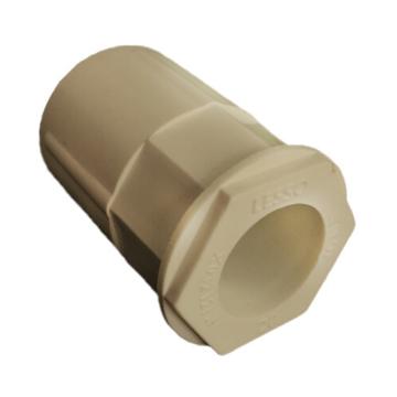 联塑 管接头PVC电工套管配件，φ20 灰色 售卖规格：1只