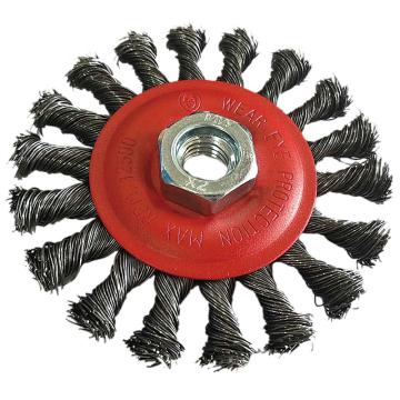 库兰/KULLEN 盘形扭丝钢丝轮，钢丝，4317514150 175mm，0.5mm丝径，螺纹M14，RPM9000 售卖规格：1盒
