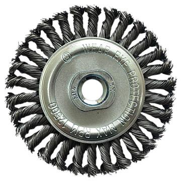 库兰/KULLEN 盘形扭丝钢丝轮，钢丝，4310010150 100mm，0.5mm丝径，螺纹M10×1.5，RPM12500 售卖规格：2个/盒