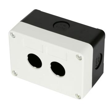 德力西/DELIXI 按钮盒，LAY5SHZ21 LAY5s-HZ 2孔白面盖(按钮盒) 售卖规格：1个