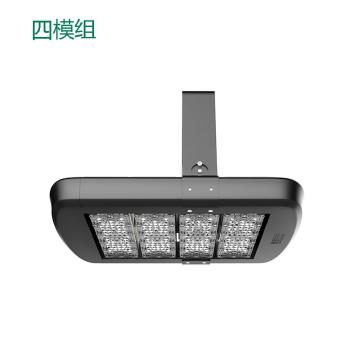 雅金照明 LED投光灯，YJ-FSA800S-200W 四模组投光灯，正白，90°配光，含U型支架 售卖规格：1个