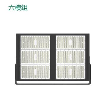 雅金照明 LED投光灯，YJ-FSA700S-1800W 六模组投光灯，正白，30°配光，含U型支架 售卖规格：1个