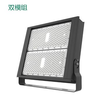 雅金照明 LED投光灯，YJ-FSA700S-500W 双模组投光灯，正白，60°配光，含U型支架 售卖规格：1个