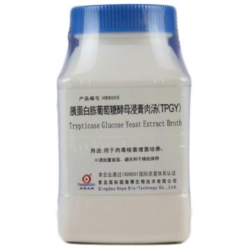 海博生物 胰蛋白胨葡萄糖酵母浸膏肉汤（TPGY），HB9005 250g，用于检测肉毒梭菌样品的增菌培养 售卖规格：250克/瓶