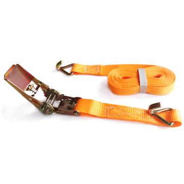 安赛瑞 货物捆绑带，优质涤纶+45#钢，2.5CM×5M，载重800kg，橘色