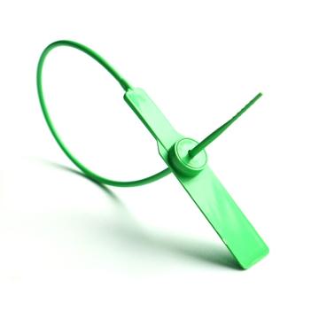 安赛瑞 一次性塑料铅封，23487 绿色，全长28cm 售卖规格：100根/包