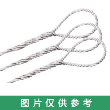 巨力 插編鋼絲繩索具(鋼芯)，鍍鋅無油WDW12*2m