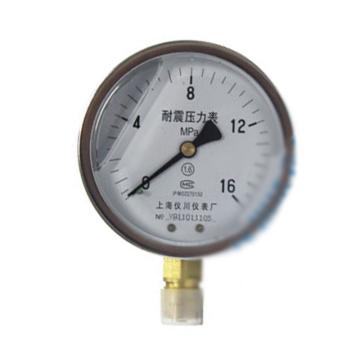 仪川 全不锈钢充油耐震压力表，YTN-100H 0-100MPa,M20X1.5 售卖规格：1个