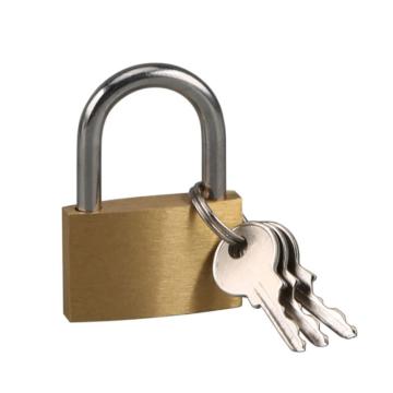 罕码 薄型纯铜短梁挂锁（同花），HMKL349TF 锁体宽50mm 5把/包 售卖规格：5把/包