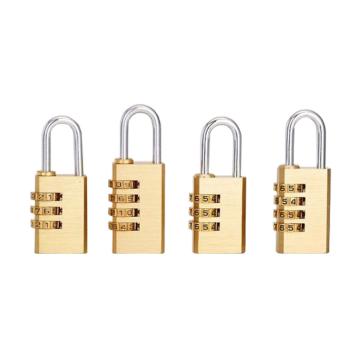 罕码 黄铜密码锁（同花），HMKL373TF 锁体宽28mm 高49mm 5把/包 售卖规格：5把/包