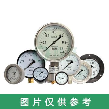 万达 耐震压力表，YJTFNW 偏轴,全不锈钢,轴向前带边Φ100,1.6级,0~1.6MPa,M20*1.5,充硅油 售卖规格：1个
