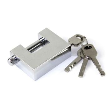罕码 铁质电镀矩形叶片锁（不同花），HMKL329N 锁体宽60mm 售卖规格：1把