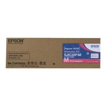 爱普生/Epson 墨盒，SJIC32P(M) 红色（适用标签机TM-C7520G）C33S020649 售卖规格：1个