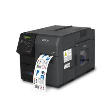 爱普生/Epson 彩色标签打印机，TM-C7520G 工业级喷墨不干胶打印机 高清 标配+原装回卷器 售卖规格：1台