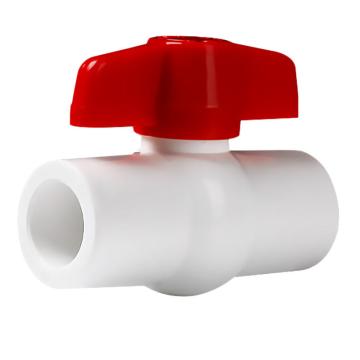 联塑 PVC球阀（PVC-U给水配件），白色,φ25