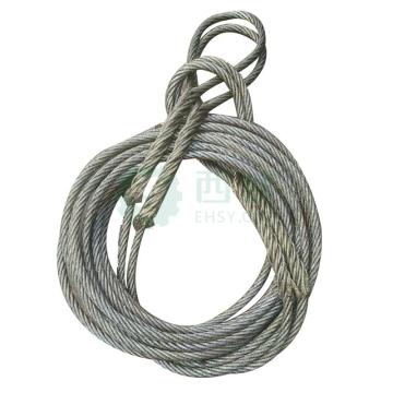西域推荐 油性钢丝绳（手工编扣编好），φ13mm*3m，含绳扣