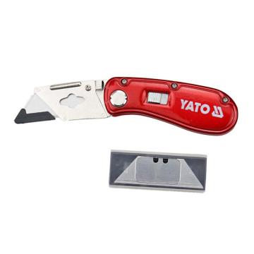 易尔拓/YATO 折叠实用刀，带5刀片，YT-7534 售卖规格：1把
