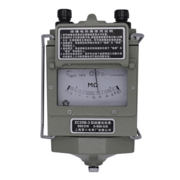 梅格 绝缘兆欧表，ZC25B-3 500V/500MΩ 售卖规格：1个