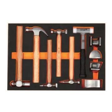 钢盾 11件锤子类工具托组套，S025050 售卖规格：11个/套