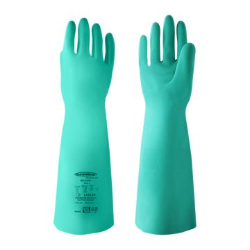 兰浪 丁腈橡胶手套，SR145-9 掌部厚度0.58mm，绿色 售卖规格：1副