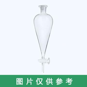 西斯贝瑞 梨形分液漏斗，1000ml，玻璃活塞， PP顶塞，高硼硅3.3，PP，SLCG0055 售卖规格：2只/盒