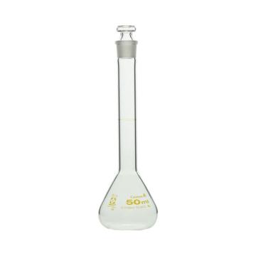柴田科学/SIBATA 容量瓶，1-8654-25 50ml，A级，白色 售卖规格：1个