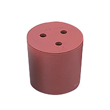 亚速旺/Asone 带孔橡胶塞 11号 红橡胶栓，1-7649-04 售卖规格：1个