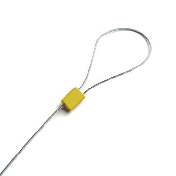 安赛瑞 抽紧式方头钢丝铅封（100根装）黄色，23476 黄色，Φ1.8×400mm 售卖规格：100根/包